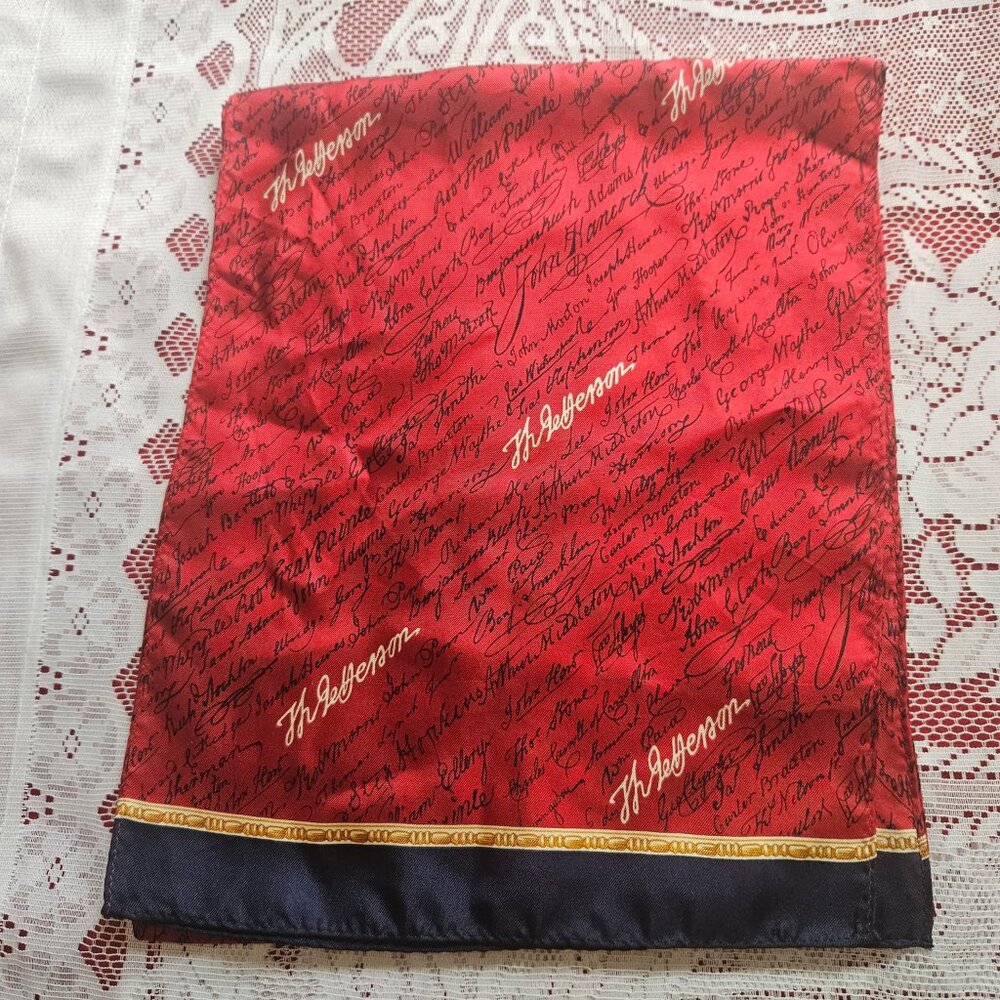 Vintage Declaration of Independence Scarf